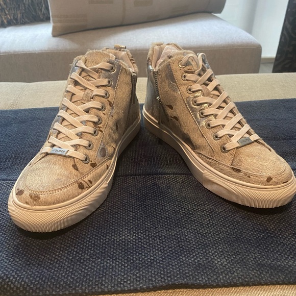 J SLIDES PONY SNEAKER OFF WHITE METALLIC - Picture 7 of 10